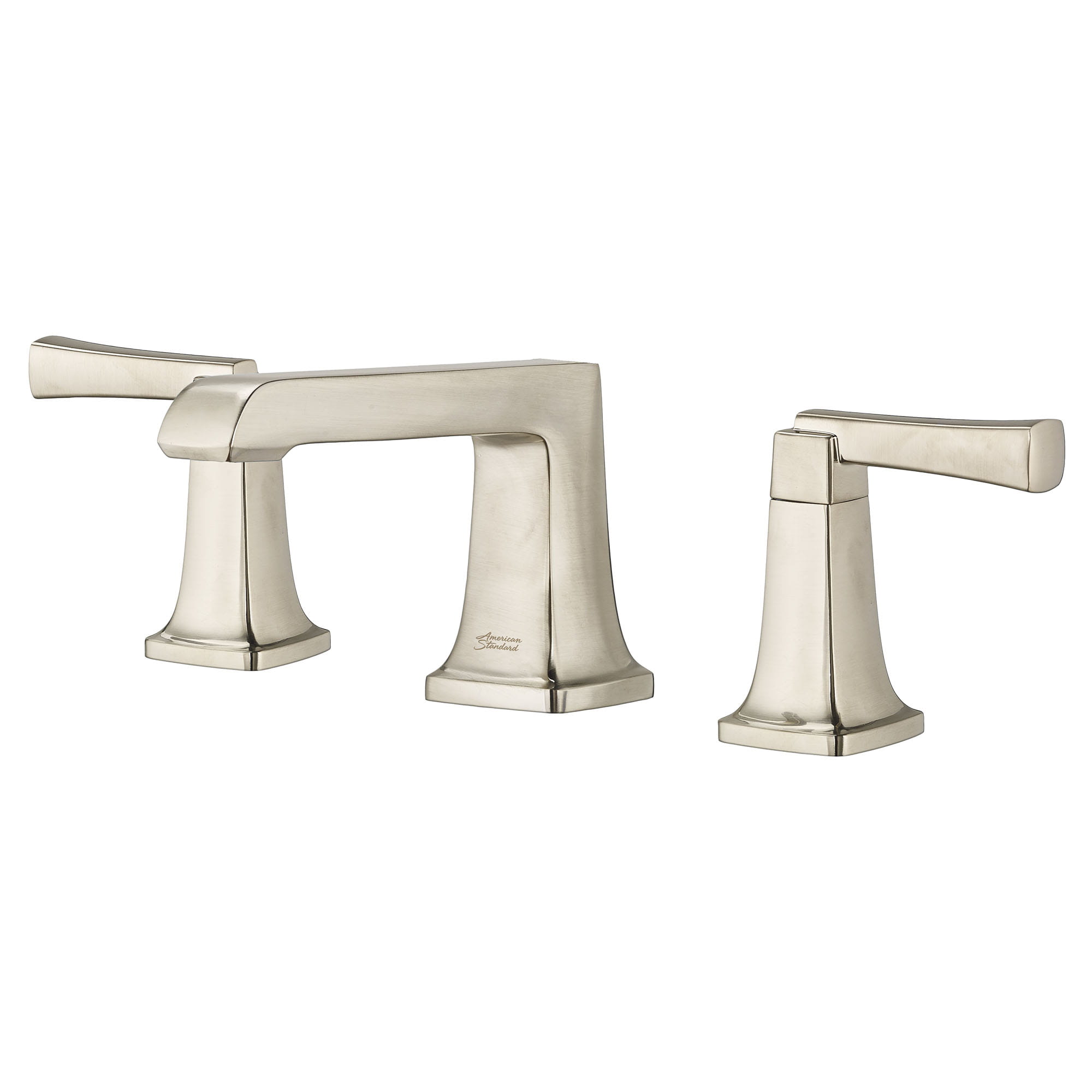 Townsend 8 Inch Widespread 2 Handle Bathroom Faucet 12 gpm 45 L min With Lever Handles   BRUSHED NICKEL